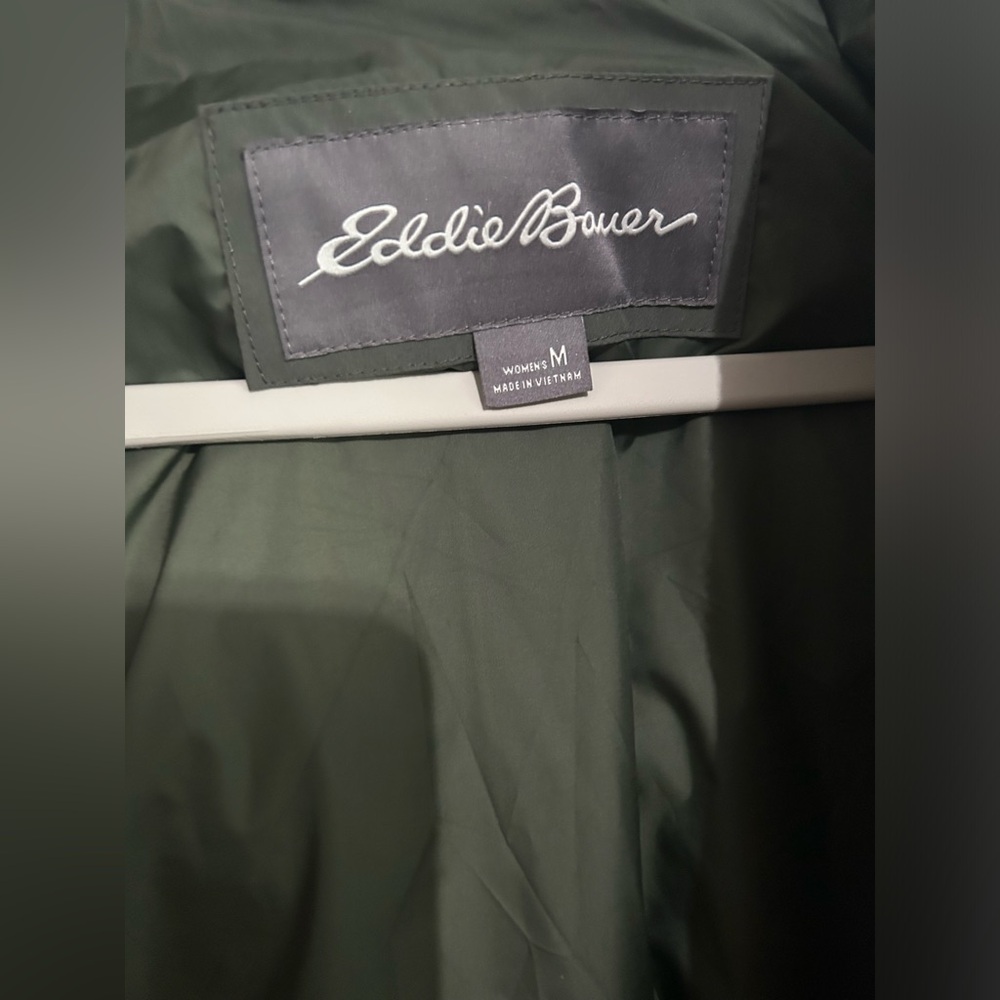 Eddie Bauer Green Hooded Jacket - Picture 2 of 3